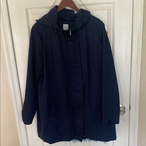 Pure Jill J. Jill Navy Utility Jacket XL